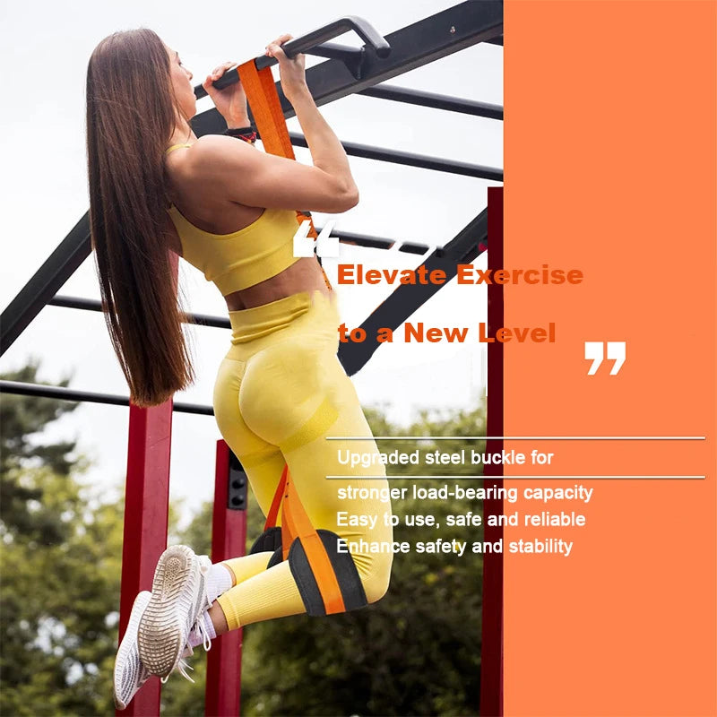 Ultimate Pull-Up Assist Belt for Enhanced Indoor Fitness - Elastic Tension Rope for Horizontal Bar Support
