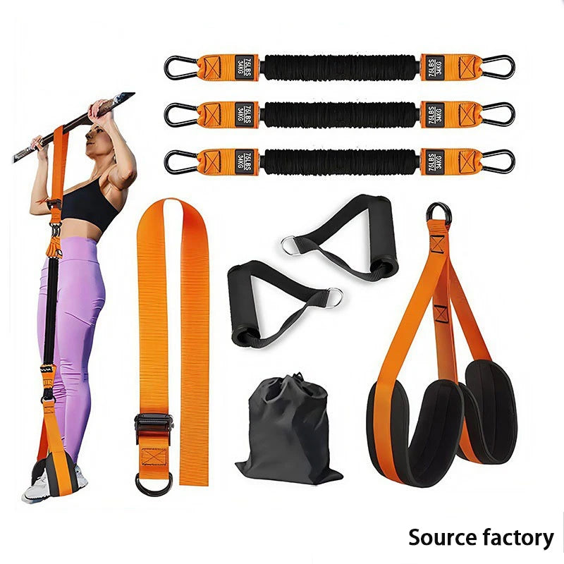 Ultimate Pull-Up Assist Belt for Enhanced Indoor Fitness - Elastic Tension Rope for Horizontal Bar Support
