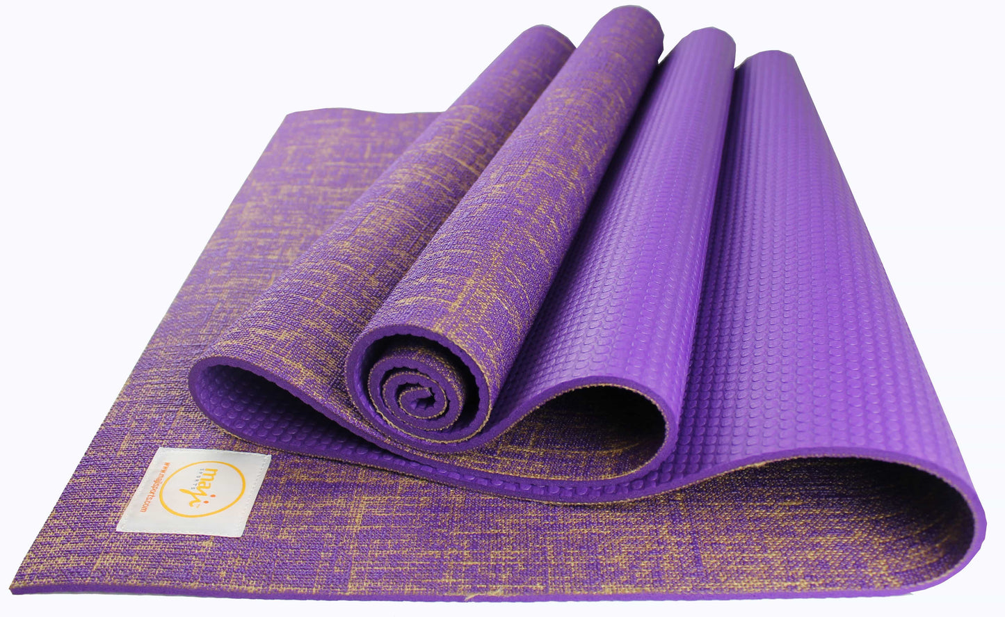 Maji Sports Eco-Friendly Jute Yoga Mat with Foot Massager - Premium Quality for Ultimate Comfort