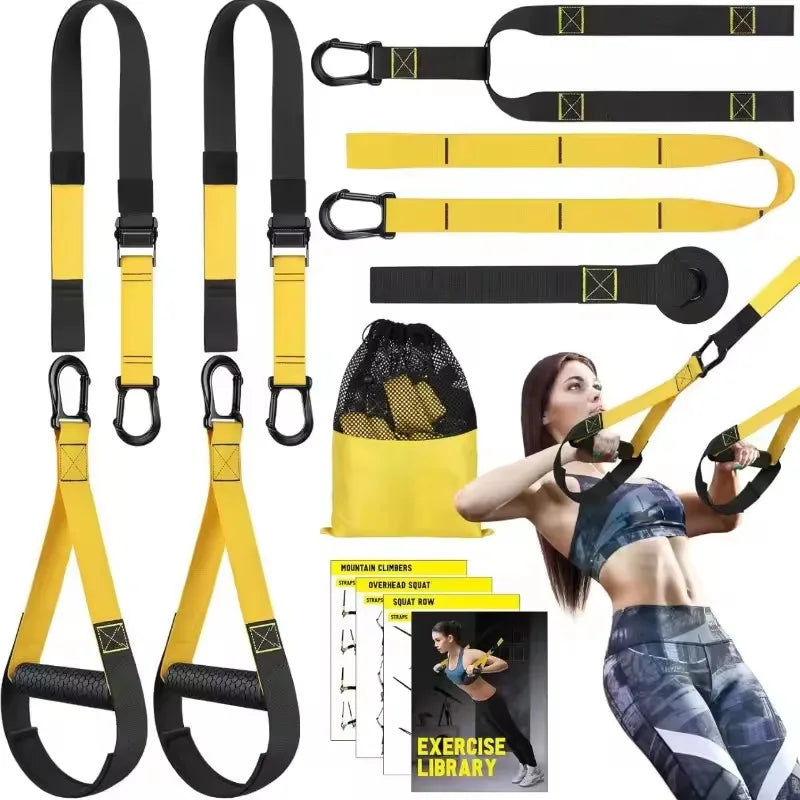 P3-Trx Suspension Training Belt Home Fitness Tension Band Tension Rope Resistance Band Suspension Training System Gym Equipment