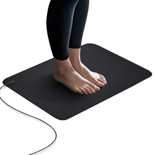 Grounding Mat Earthing Foot Mat EMF Recovery Grounded Cord to Improve Inflammation Reconnect to the Earth 40X60Cm for Home ﻿